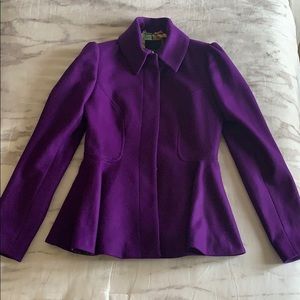 Ted Baker Wool Peplum Coat